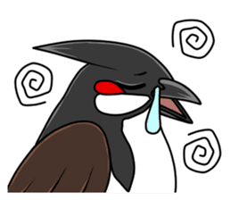 Red-whiskered bulbul bird sticker #3185973
