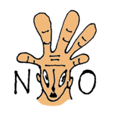 Mr.&Mrs.Finger sticker #3186246