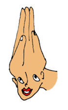 Mr.&Mrs.Finger sticker #3186267