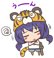 kougetsu tiger sticker #3186956