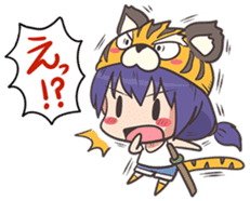 kougetsu tiger sticker #3186958