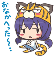 kougetsu tiger sticker #3186960