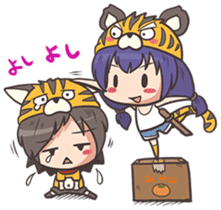 kougetsu tiger sticker #3186979