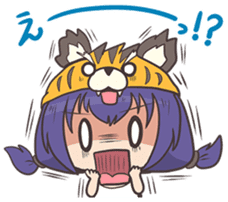 kougetsu tiger sticker #3186994