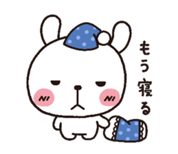 rabbit heart 3 sticker #3187196