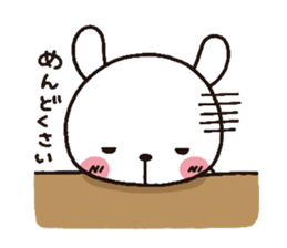 rabbit heart 3 sticker #3187197