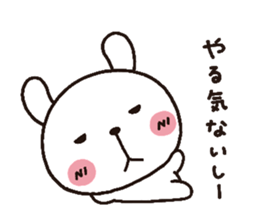 rabbit heart 3 sticker #3187200