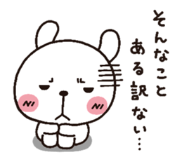 rabbit heart 3 sticker #3187204