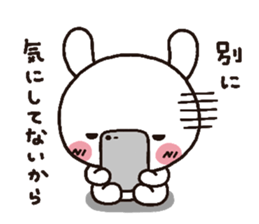 rabbit heart 3 sticker #3187206