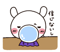 rabbit heart 3 sticker #3187210