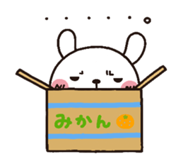 rabbit heart 3 sticker #3187211