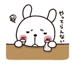 rabbit heart 3 sticker #3187215