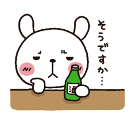 rabbit heart 3 sticker #3187216