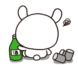 rabbit heart 3 sticker #3187217