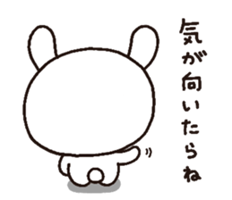 rabbit heart 3 sticker #3187224