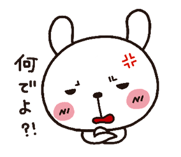 rabbit heart 3 sticker #3187225