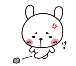 rabbit heart 3 sticker #3187227