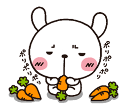 rabbit heart 3 sticker #3187232