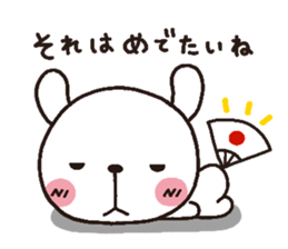 rabbit heart 3 sticker #3187233