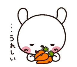 rabbit heart 3 sticker #3187234