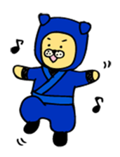 It's dog ninja, easy to use in everyday. sticker #3187496