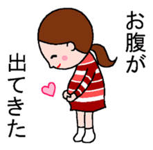 Word with sticker for pregnant women sticker #3187609