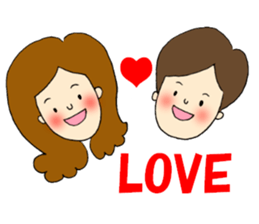 Love message to him sticker #3187715