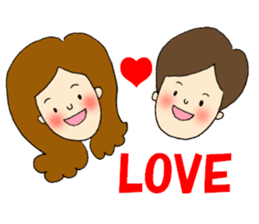 Love message to him sticker #3187715