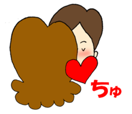 Love message to him sticker #3187724