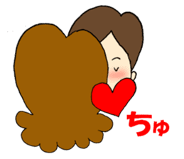 Love message to him sticker #3187724