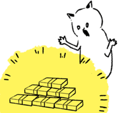 Everyday of mild cats 2 sticker #3188099