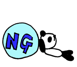 expressionless panda sticker #3188280