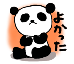 expressionless panda sticker #3188286