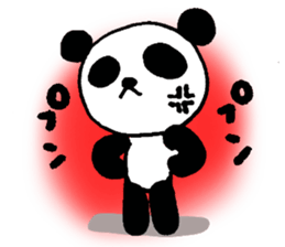 expressionless panda sticker #3188307