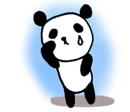expressionless panda sticker #3188308