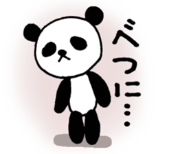expressionless panda sticker #3188310