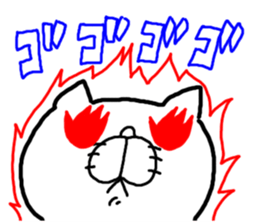 3 color ball-point pen ugly but cute cat sticker #3188344