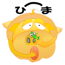 Golden pig sticker #3188988