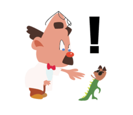 Doctor Atom and Quark sticker #3189949