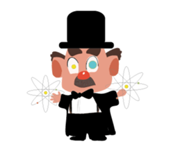 Doctor Atom and Quark sticker #3189980