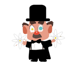 Doctor Atom and Quark sticker #3189980