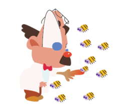 Doctor Atom and Quark sticker #3189981