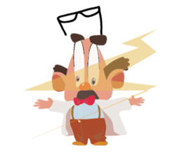 Doctor Atom and Quark sticker #3189986