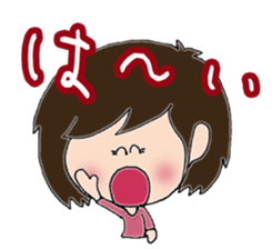 Daily life sticker of the girl No2 sticker #3189989