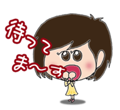 Daily life sticker of the girl No2 sticker #3189992