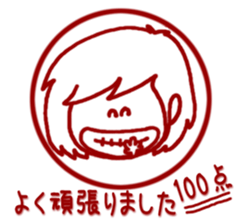 Daily life sticker of the girl No2 sticker #3189999