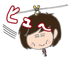 Daily life sticker of the girl No2 sticker #3190009