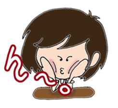 Daily life sticker of the girl No2 sticker #3190023