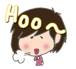 Daily life sticker of the girl No2 sticker #3190025