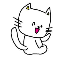 Cat that immediately reply sticker #3190073